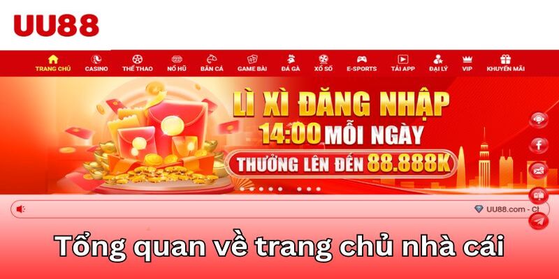 Thông tin bạn cần nắm về trang chủ UU88